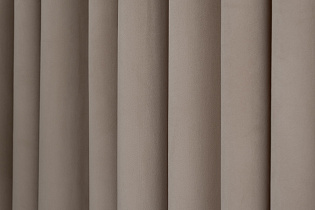 Портьера Silkу на подкладе 300х260см бежевая