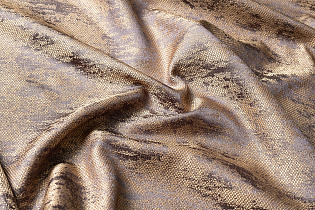 Ткань портьерная Хьюстон (HOUSTON) 100 золотисто-серая