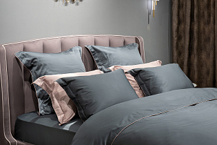 Простыня сатиновая 270х280см зеленая 1 (превью)