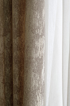 Портьера Хьюстон (Houston) 275х260см бежевая