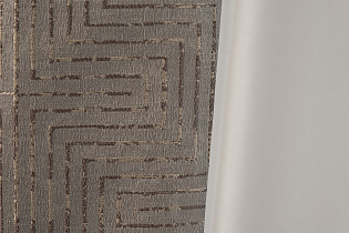 Портьера Gloss 275х260см серая