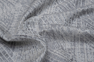 Ткань портьерная СЕРПЕНТЕ СЕРАЯ (SERPENTE SER)