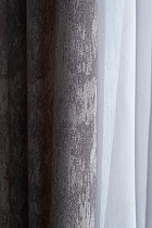 Портьера Хьюстон (Houston) 110 275х260см серая