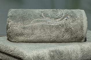 Полотенце «Лирика» 70*140 зеленое 6 (превью)