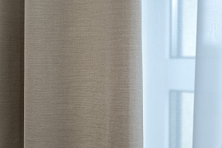 Портьера EUPHORIA 275х260см золотистая