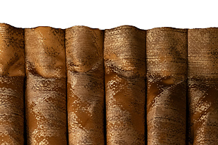 Портьера Бромли (Bromley) 275х260см оранжевая