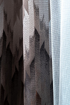 Портьера CASCADA 275х260см серая