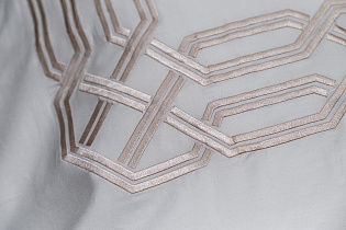 Комплект постельного белья «Паллада» с вышивкой евро 220х200см золотой 10 (превью)