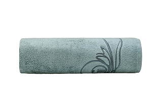 Полотенце «Лирика» 70*140 голубое 2 (превью)