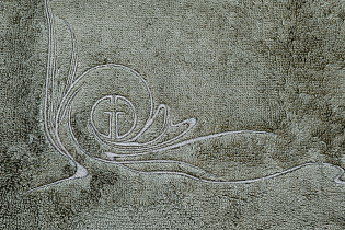 Полотенце «Лирика» 70*140 зеленое 3 (превью)