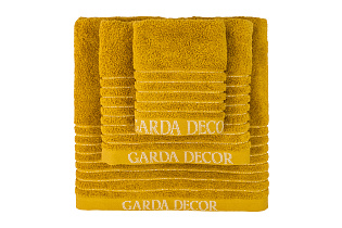 Полотенце «Стелла» 50*90 горчичное 3 (превью)
