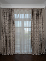 Тюль SERIK 275х320см бежевый 1 (превью)