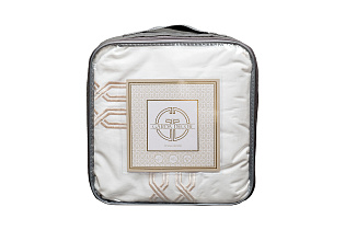 Комплект постельного белья «Паллада» с вышивкой евро 220х200см золотой 11 (превью)