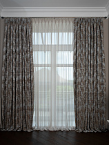 Портьера Bromley 260х300см голубая 2 (превью)