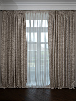 Портьера Серпенте (Serpente) 275х260см золотая