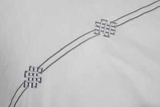 Комплект постельного белья «Арктик» с вышивкой евро 220х200см 6 (превью)