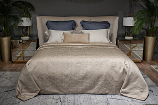 Покрывало Gloss 260х260см бежевое 1 (превью)