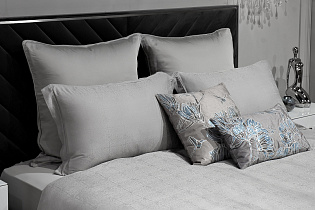 Комплект постельного белья «Муар» евро 220х200см бамбук оливковый 3 (превью)