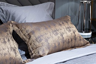 Комплект из 2х декоративных наволочек Хьюстон (Houston) 50х70см золотой