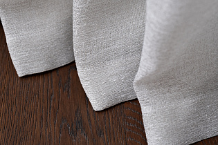 Тюль Изумруд (Viridian) 275х320см серый