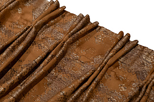 Портьера Бромли (Bromley) 275х260см оранжевая