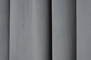 Портьера Силки (Silky) 275х260см димаут голубая