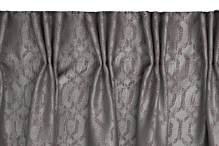 Портьера HOUSTON110 275х260см серая