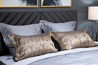 Комплект из 2х декоративных наволочек Хьюстон (Houston) 50х70см золотой 4 (превью)