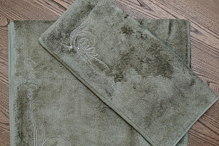 Полотенце «Лирика» 70*140 зеленое 5 (превью)