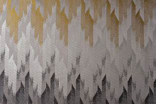 Ткань портьерная Каскад (Cascada) с золотым