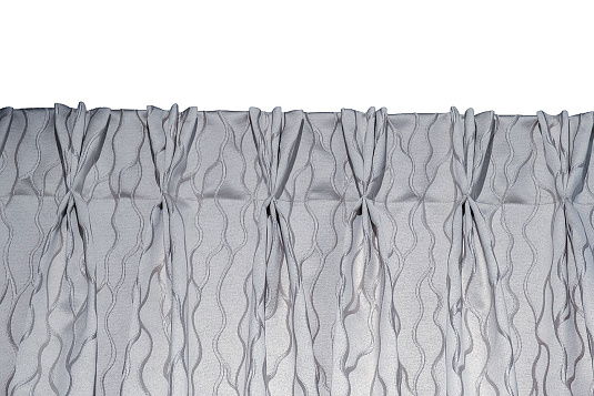 Портьера Ажур (Mesh) 275х260см голубая