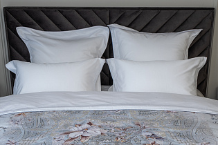 Комплект из 2х наволочек сатиновых 70х70см белый